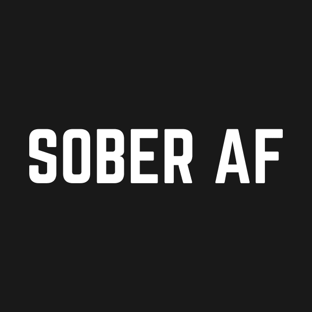 Sober AF - White by Soberish