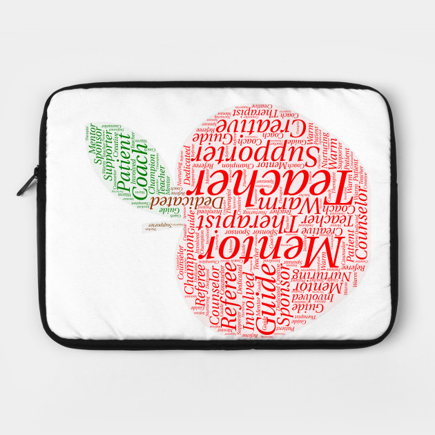 teacher appreciation word cloud red apple by ckandrus appreciation word