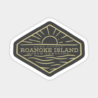 Roanoke Island, NC Summertime Vacationing Sunrise Ocean Magnet