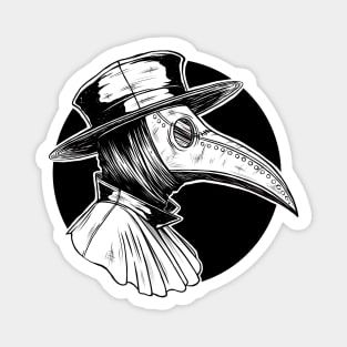 Plague doctor. Party like it's 1347. Magnet
