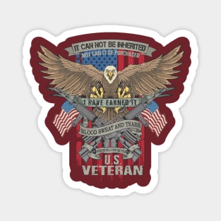 American eagle veteran emblem Magnet