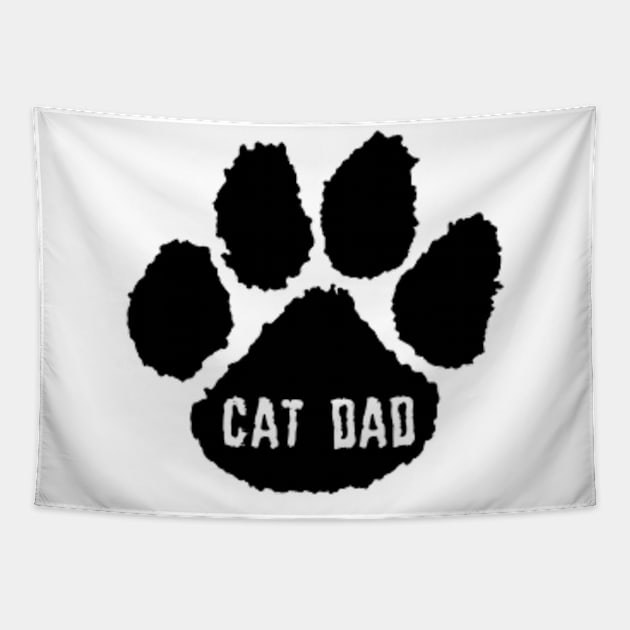 Cat Dad, Mug, Mask, Notebook,Sticker Tapestry by DeniseMorgan