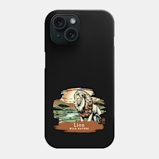 Lion - WILD NATURE - LION -21 Phone Case