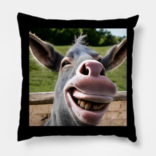 Happy Burro Pillow