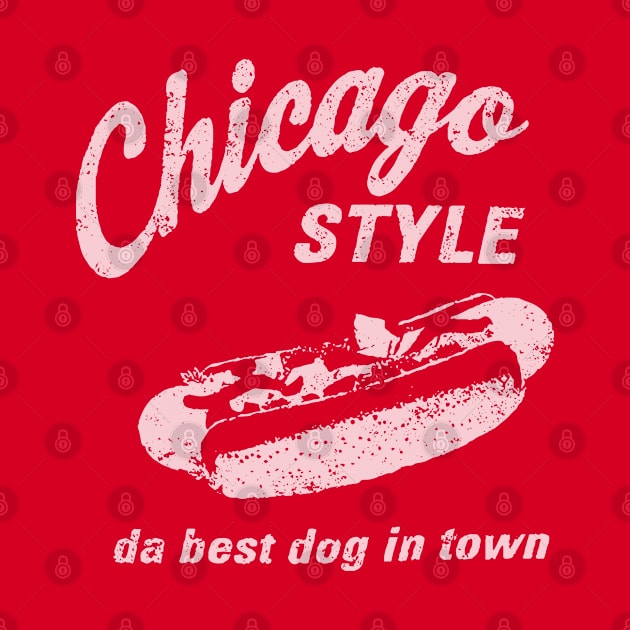 Chicago Style Hot Dog, da best dog in town by Alema Art