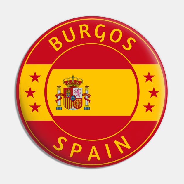 Burgos Spain Pin by urban-wild-prints