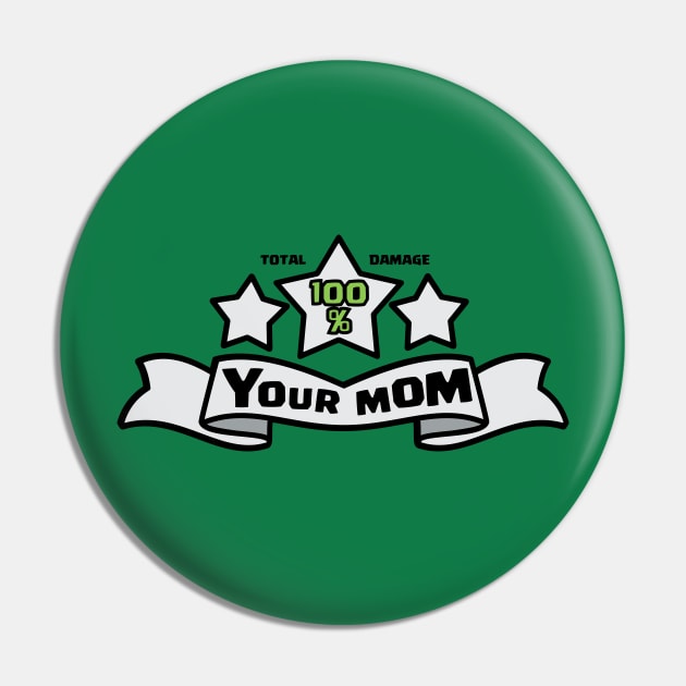 3 Stars Mom Pin by Chesterika