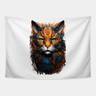 Mechanical Cat - Robot Cat Tapestry