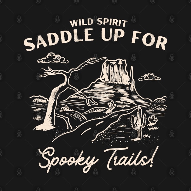 Saddle Up for Spooky Trails! Western Halloween, wild west by Project Charlie