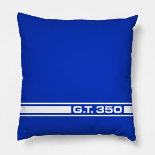 Shelby GT350 white print Pillow