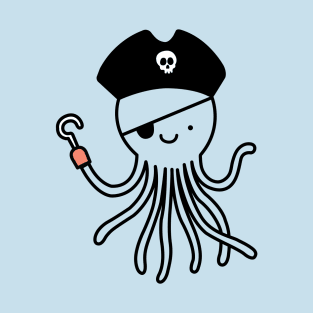 Pirate Octopus T-Shirt