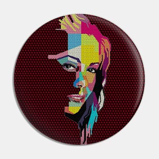 Pop Art Abstract 2 Pin