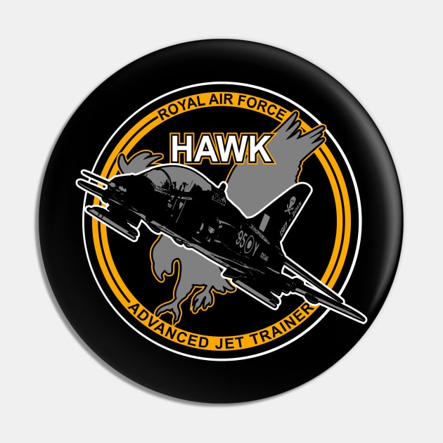 Royal Air Force Hawk Patch Pin by TCP