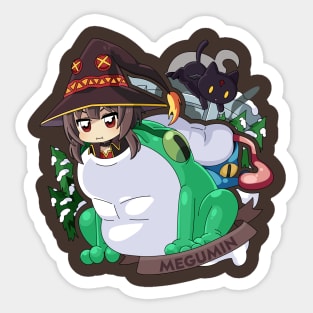 Megumin Thumbs Up Sticker for Sale by Meltey