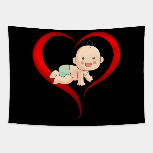 SON OF MY HEART Tapestry by bakry