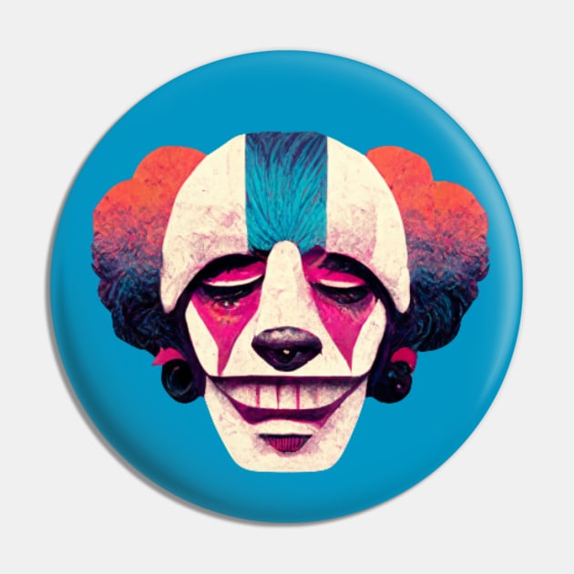 Shamee The Clown Faced Thriller Here's The Teal Berry Pie Ltd Variant Pin by The Shamemakers