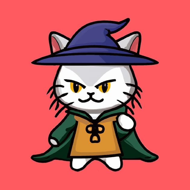 Evil Cat Wizard by Quid's Stuff