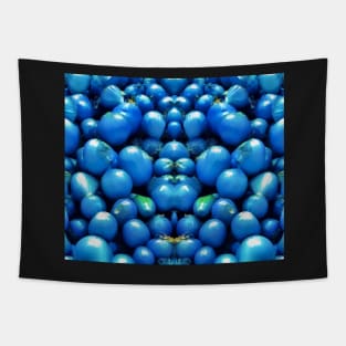 Cerulean Blue Aesthetic - Blue Onions Tapestry