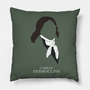 Camille Desmoulins - Minimalist Portrait Pillow