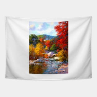 COLORS OF FALL Tapestry