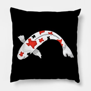 Sanke Koi Fish Design for Koi Pond Owners Pillow