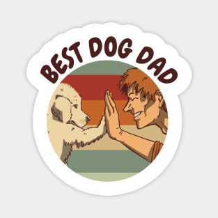 Best Dog Dad Magnet