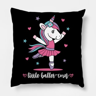 Ballerina Unicorn Ballerina "little ballet-corn" Pillow