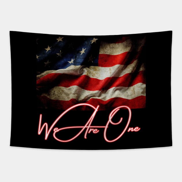 USA We Are One Tapestry by JrxFoundation