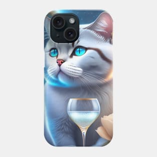 British Shorthair In Magical Winter World Phone Case