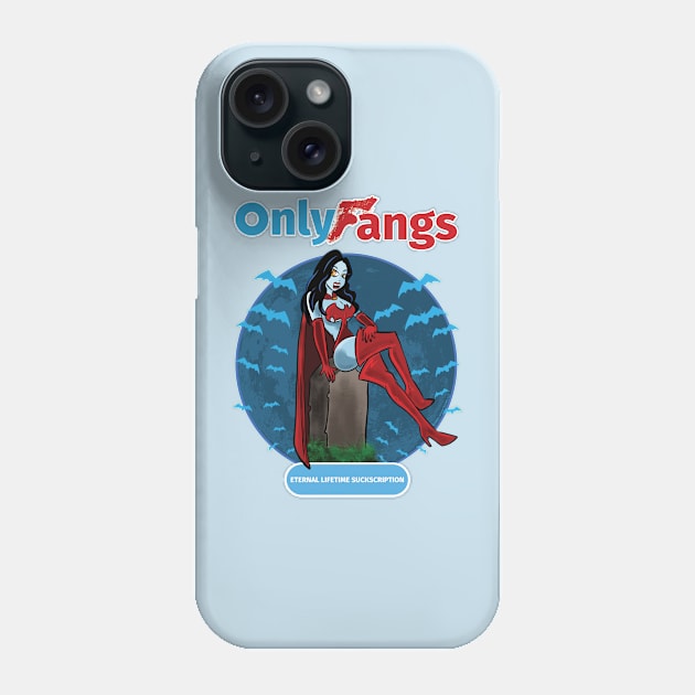 Only Fangs Phone Case by Daily Detour