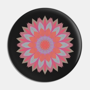 Rolling in colour Mandala Pin