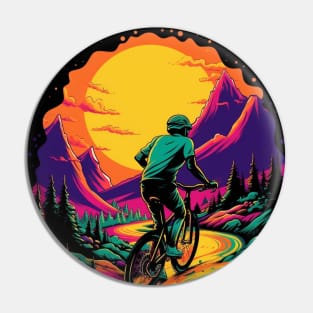 Mountain Biker Pin