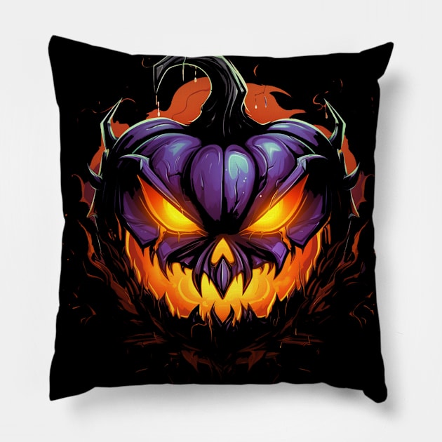 Pumpkin Eater Pillow by apsi