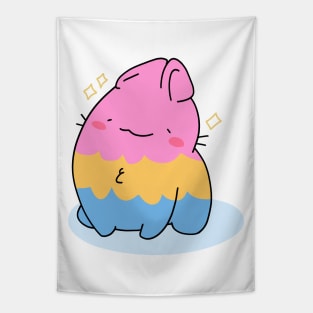 Pansexual Pride Bunny Tapestry