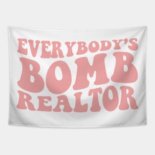 Everybody's Bomb Realtor Retro Design Tapestry