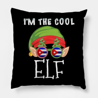 Christmas  I'm The Cool Cuban Elf - Gift for Cuban From Cuba Pillow