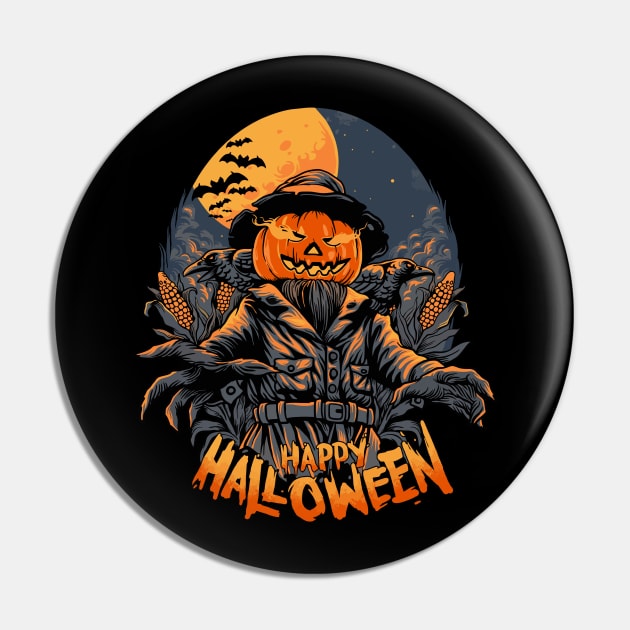 Happy Halloween Pin by Rosomyat