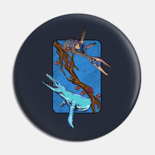 Mosasaurus Pin