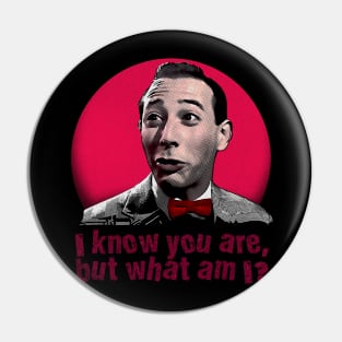 I know you are, but what am I? Pin