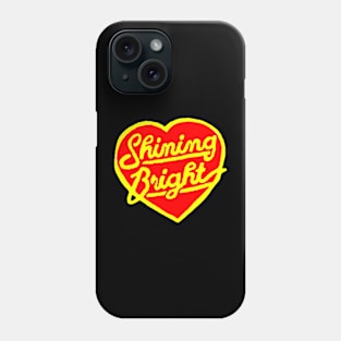 Shining heart Phone Case