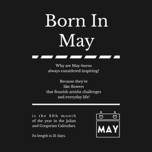 Born in May T-Shirt