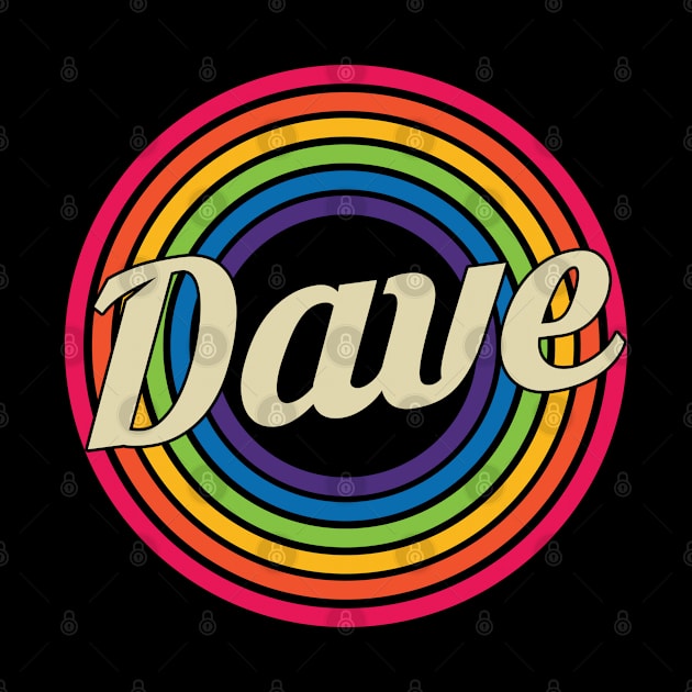 Dave - Retro Rainbow Style by MaydenArt