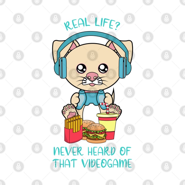 Real life, i am a gamer by JS ARTE