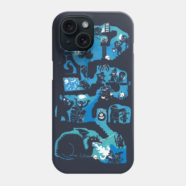 Dungeon Crawlers Phone Case by Queenmob