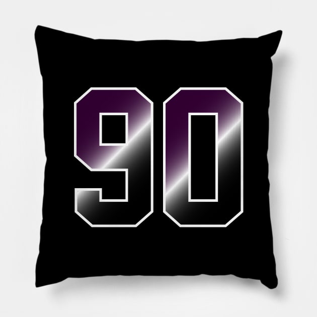 Number 90 Pillow by Eric Okore