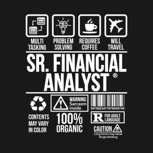 Sr.Financial analyst T-shirt | Job Profession | #DW T-Shirt