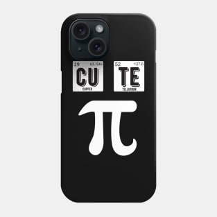 Cute Pie Pi Day Cutie Math Periodic Table Pink math teacher Phone Case