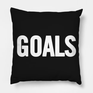 Goals Pillow