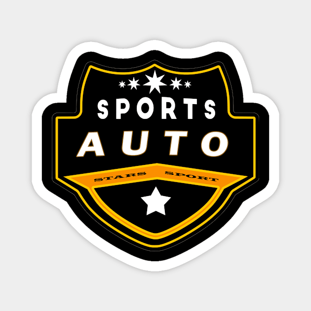 Sports Auto Magnet by Usea Studio