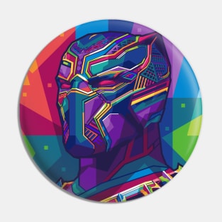 WPAP - Vibranium Pop Phanter Pin